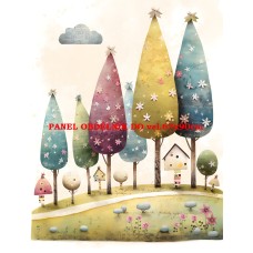 Látkový panel kolekce PASTELOVÝ SVĚT 605-273 Látkový panel kolekce PASTELOVÝ SVĚT 605-273