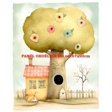 Látkový panel kolekce PASTELOVÝ SVĚT 605-275 Látkový panel kolekce PASTELOVÝ SVĚT 605-275