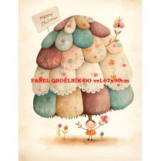 Látkový panel kolekce PASTELOVÝ SVĚT 605-276 Látkový panel kolekce PASTELOVÝ SVĚT 605-276