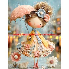 Látkový panel kolekce PASTELOVÝ SVĚT 605-342 Látkový panel kolekce PASTELOVÝ SVĚT 605-342