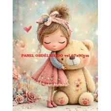 Látkový panel kolekce PASTELOVÝ SVĚT 605-347 Látkový panel kolekce PASTELOVÝ SVĚT 605-347