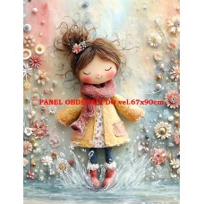 Látkový panel kolekce PASTELOVÝ SVĚT 605-348 Látkový panel kolekce PASTELOVÝ SVĚT 605-348