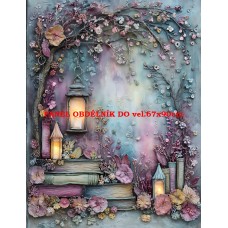 Látkový panel kolekce PASTELOVÝ SVĚT 605-49 Látkový panel kolekce PASTELOVÝ SVĚT 605-49