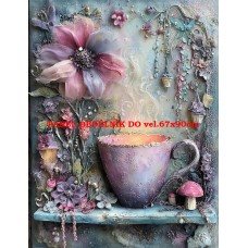 Látkový panel kolekce PASTELOVÝ SVĚT 605-51 Látkový panel kolekce PASTELOVÝ SVĚT 605-51