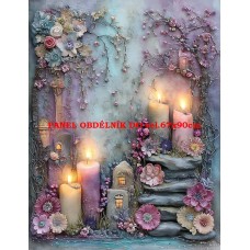 Látkový panel kolekce PASTELOVÝ SVĚT 605-79 Látkový panel kolekce PASTELOVÝ SVĚT 605-79