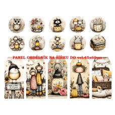 Látkový panel kolekce DĚTSKÝ DREAMY SVĚT 606-294 Látkový panel kolekce DĚTSKÝ DREAMY SVĚT 606-294