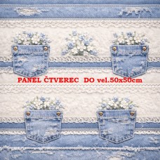 Látkový panel kolekce DENIM 614-232 Látkový panel kolekce DENIM 614-232