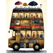 Látkový panel kolekce ROZTOMILÝ LONDÝN 617-39 Látkový panel kolekce ROZTOMILÝ LONDÝN 617-39