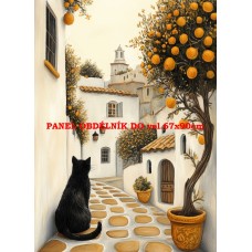 Látkový panel kolekce KOČIČÍ SVĚT 618-38 Látkový panel kolekce KOČIČÍ SVĚT 618-38