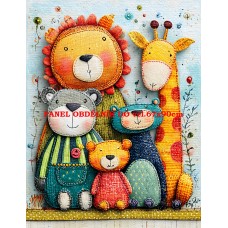 Látkový panel kolekce ROZTOMILÝ PATCHWORK 623-48 Látkový panel kolekce ROZTOMILÝ PATCHWORK 623-48