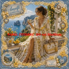 Látkový panel kolekce DENIM LACE AMALFI 631-52 Látkový panel kolekce DENIM LACE AMALFI 631-52