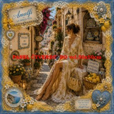 Látkový panel kolekce DENIM LACE AMALFI 631-53 Látkový panel kolekce DENIM LACE AMALFI 631-53