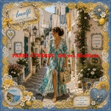 Látkový panel kolekce DENIM LACE AMALFI 631-54 Látkový panel kolekce DENIM LACE AMALFI 631-54