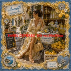 Látkový panel kolekce DENIM LACE AMALFI 631-55 Látkový panel kolekce DENIM LACE AMALFI 631-55