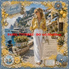Látkový panel kolekce DENIM LACE AMALFI 631-58 Látkový panel kolekce DENIM LACE AMALFI 631-58