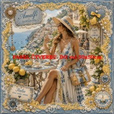 Látkový panel kolekce DENIM LACE AMALFI 631-61 Látkový panel kolekce DENIM LACE AMALFI 631-61
