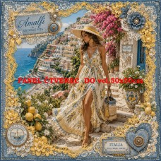 Látkový panel kolekce DENIM LACE AMALFI 631-63 Látkový panel kolekce DENIM LACE AMALFI 631-63