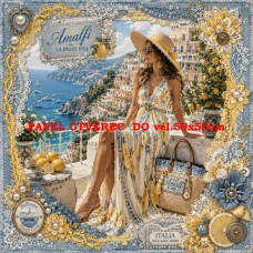 Látkový panel kolekce DENIM LACE AMALFI 631-64 Látkový panel kolekce DENIM LACE AMALFI 631-64