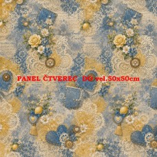 Látkový panel kolekce DENIM LACE AMALFI 631-68 Látkový panel kolekce DENIM LACE AMALFI 631-68