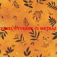 Látkový panel či metráž kolekce PODZIM 634-79 Látkový panel či metráž kolekce PODZIM 634-79