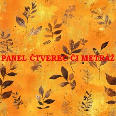 Látkový panel či metráž kolekce PODZIM 634-81 Látkový panel či metráž kolekce PODZIM 634-81
