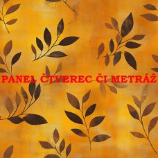 Látkový panel či metráž kolekce PODZIM 634-82 Látkový panel či metráž kolekce PODZIM 634-82