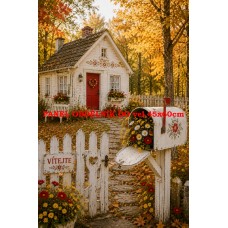 Látkový panel kolekce RUSTIC WHITE COTTAGE 635-40 Látkový panel kolekce RUSTIC WHITE COTTAGE 635-40