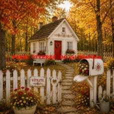 Látkový panel kolekce RUSTIC WHITE COTTAGE 635-59 Látkový panel kolekce RUSTIC WHITE COTTAGE 635-59