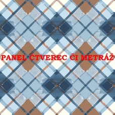 Látkový panel či metráž kolekce DOPLŇKOVÉ DO BAREVNÝCH KOMBINACÍ - MODRÁ A HNĚDÁ 636-17 Látkový panel či metráž kolekce DOPLŇKOVÉ DO BAREVNÝCH KOMBINACÍ - MODRÁ A HNĚDÁ 636-17
