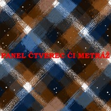 Látkový panel či metráž kolekce DOPLŇKOVÉ DO BAREVNÝCH KOMBINACÍ - MODRÁ A HNĚDÁ 636-5 Látkový panel či metráž kolekce DOPLŇKOVÉ DO BAREVNÝCH KOMBINACÍ - MODRÁ A HNĚDÁ 636-5
