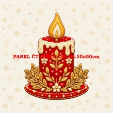 Látkový panel kolekce VÁNOCE 640-1001 Látkový panel kolekce VÁNOCE 640-1001