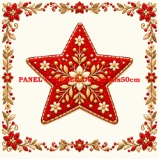 Látkový panel kolekce VÁNOCE 640-1008 Látkový panel kolekce VÁNOCE 640-1008
