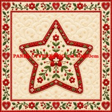 Látkový panel kolekce VÁNOCE 640-1126 Látkový panel kolekce VÁNOCE 640-1126