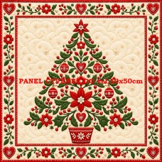 Látkový panel kolekce VÁNOCE 640-1127 Látkový panel kolekce VÁNOCE 640-1127