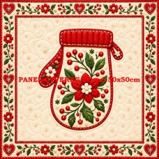 Látkový panel kolekce VÁNOCE 640-1137 Látkový panel kolekce VÁNOCE 640-1137