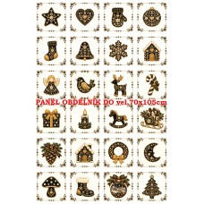 Látkový panel sada kolekce VÁNOCE - na adventní kalendář, pexeso, ozdoby atd. 640-1146 Látkový panel sada kolekce VÁNOCE - na adventní kalendář, pexeso, ozdoby atd. 640-1146