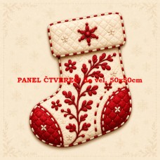 Látkový panel kolekce VÁNOCE 640-1260 Látkový panel kolekce VÁNOCE 640-1260
