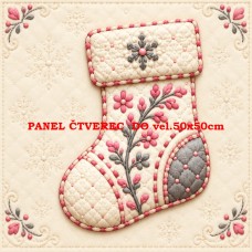 Látkový panel kolekce VÁNOCE 640-1388 Látkový panel kolekce VÁNOCE 640-1388