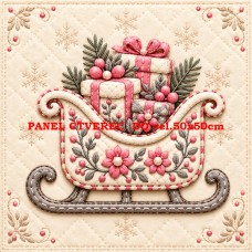 Látkový panel kolekce VÁNOCE 640-1399 Látkový panel kolekce VÁNOCE 640-1399