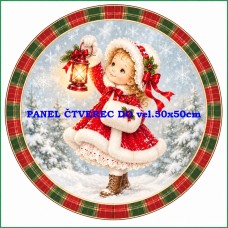 Látkový panel kolekce VÁNOCE 640-1412 Látkový panel kolekce VÁNOCE 640-1412