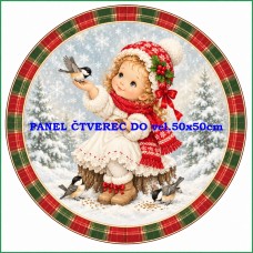 Látkový panel kolekce VÁNOCE 640-1416 Látkový panel kolekce VÁNOCE 640-1416