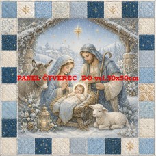 Látkový panel kolekce VÁNOCE 640-357 Látkový panel kolekce VÁNOCE 640-357