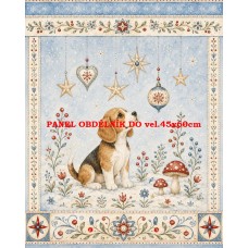 Látkový panel kolekce VÁNOCE 640-549 Látkový panel kolekce VÁNOCE 640-549