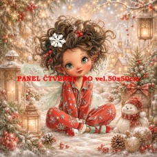 Látkový panel kolekce VÁNOCE 640-591 Látkový panel kolekce VÁNOCE 640-591