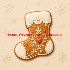 Látkový panel kolekce VÁNOCE 640-682 Látkový panel kolekce VÁNOCE 640-682