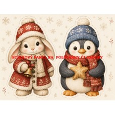 Panel na VÁNOČNÍ POLŠTÁŘKY / OZDOBY 641-110 Panel na VÁNOČNÍ POLŠTÁŘKY / OZDOBY 641-110