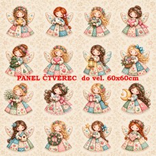 Látkový panel sada kolekce ANDĚLKY 645-12 - ZRCADLOVĚ k 11 Látkový panel sada kolekce ANDĚLKY 645-12 - ZRCADLOVĚ k 11