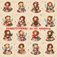 Látkový panel sada kolekce ANDĚLKY 645-9 Látkový panel sada kolekce ANDĚLKY 645-9