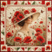 Látkový panel LIMITKA - The Queen of Poppies - k objednávce nad 500,- Látkový panel LIMITKA - The Queen of Poppies - k objednávce nad 500,-