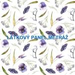 Cottonpanel - látkové panely: bavlna, úplet, teplákovina, softshell